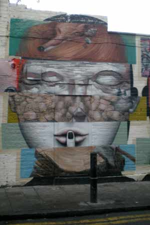 Visages street art